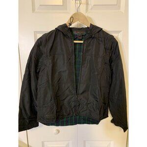 Polo by Ralph Lauren Black Hooded Windbreaker Jacket